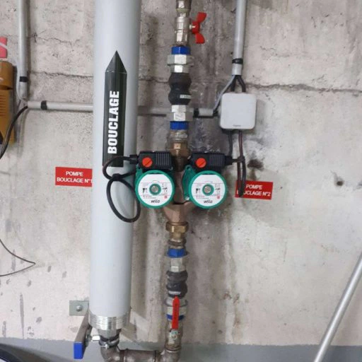 Remplacement pompe bouclage
